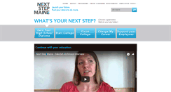 Desktop Screenshot of nextstepmaine.org